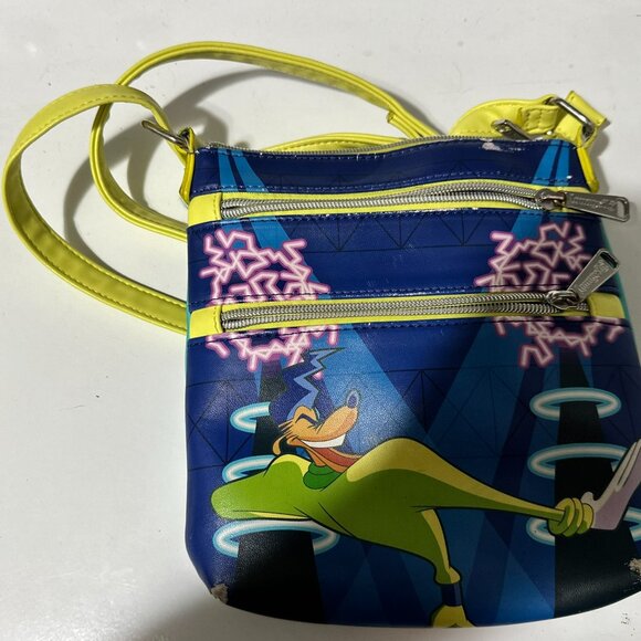Loungefly Powerline Max and Goofy Crossbody - Picture 4 of 6